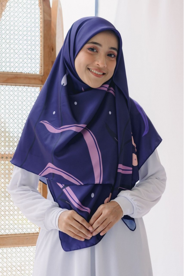 Bawal Floral - Floral Navy Bawal Floral - Floral Navy